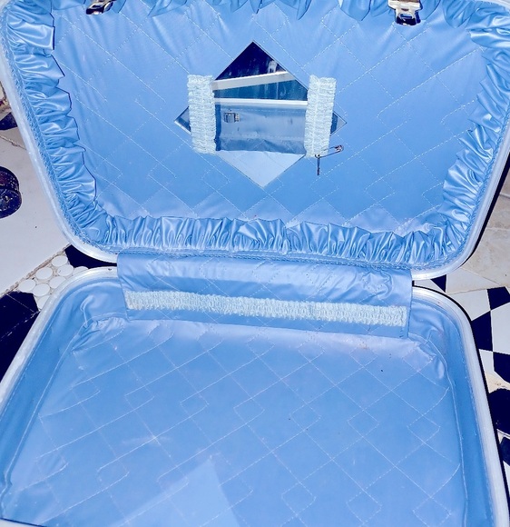 ORIG VTG 1960s Monarch Bags COMPLETE 5pc LUGGAGE SET - Picture 5 of 16